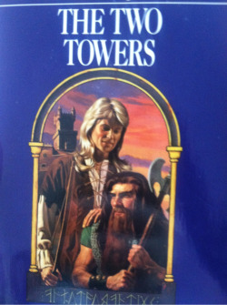 gyzym:   bigbigtruck:   soltian:   jareds-assalecki:   okay so my dad finally found his copy of the two towers and oh mY GOD IT LOOKS LIKE A ROMANCE NOVEL I CAN’T STOP LAUGHINFG WHENEVER I SEE IT LOO K AT LEGOLAS’ MULLET CZKLANXNKSKAHX AND GIMLI’S