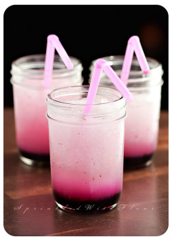 confectionerybliss:Frozen Blueberry Lemonade • Sprinkle With Flour