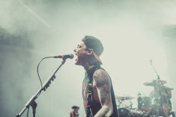 jameskilian:  Ahren Stringer of The Amity Affliction performing at the Red Hill Auditorium in Western Australia, on the “Let The Ocean Take Me” tour. 