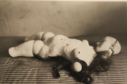 raveneuse: Hans Bellmer, La Poupée, c. 1930.   “It was all worth my obsessive efforts, when, amid the smell of glue and wet plaster, the essence of all that is impressive would take shape and become a real object to be posessed.” - Hans Bellmer,