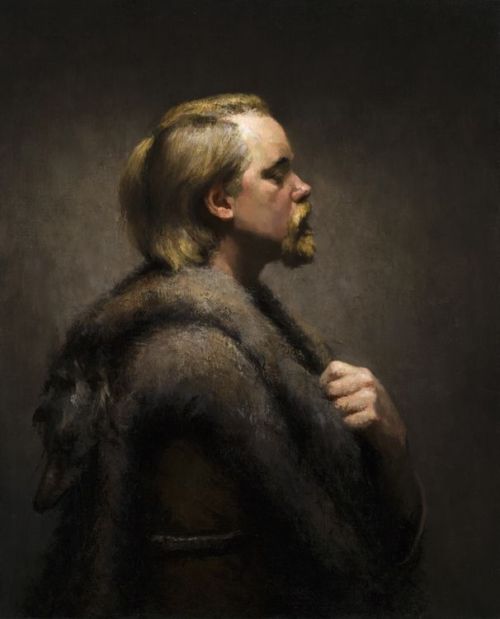 portraituresque: Joakim Ericsson - Self-portrait as Viking king  