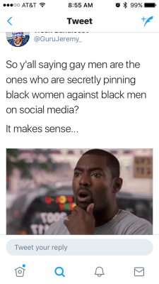 libraofcolor: blackberryshawty:  eronthebender:   hotepiscancelled:  ——- how many gold medals we gon give this nigga for the mental gymnastics on this one  It’s too hot in the summer of this year 2017 to be dealing with Ankh Niggas, they homophobia