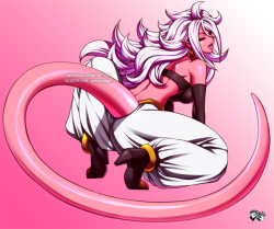 jadenkaiba:   “Let’s Play shall we?Arcade Template with Android 21  (Arcade Template High Resolution Here)  - http://fav.me/dc12hgl  ENJOY :) —————————————————————————————————- Hai