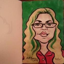 Portrait of Kaitlyn. #portraits #ink #brushpen #drawing #art #artistsoninstagram #artistsontumblr