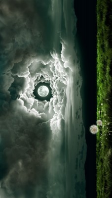 Opticallyaroused:  Cloud Tunnel To The Moon   So Cool!!! I Love This!!!!