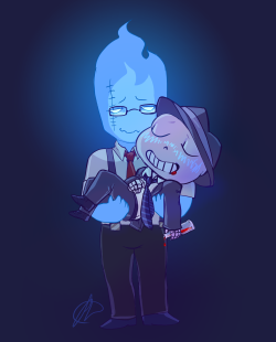 fel-fisk:  mobtale sansby flavoured commission for @cyndaquilshoshiview my commission details hither v-v