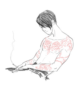 workinglateforfun:  I finally get regular internet back and Starfighter has started a Deimos sequence. Excellent! Deimos with pretty rose tattoos   I love your Deimos  ♡  ♡ So Perfect!