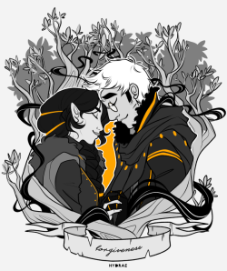 hydrae:    ♫  anything can happen in the woods ♫   LOVE THESE TWO NERDS LEARNING TO FORGIVE THEMSELVES!! TOGETHER!!! q__q 