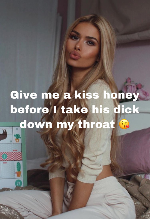 sharingiscaringgirlfriend:Experienced: Sweet kiss for your lips. Heavy gagging for his big dick. 