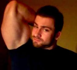 tooswole42:  “Trying to figure out what’s bigger, my arms of my head?”
