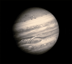 theloveableloner:  ronfancy:    In my opinion, one of the best things humanity has captured on video. Done in 1979 by Voyager 1 as it approached Jupiter.   We are so incomprehensibly small.  It’s no wonder I’m all over the place, and I flip flop on