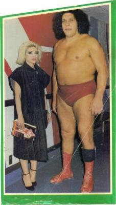 Short-lived 1980s WWF tag-team, Debbie Harry &amp; Andre the Giant.