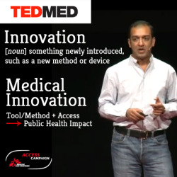 doctorswithoutborders:  MSF at TEDMED &ldquo;If it’s not introduced, and it’s not accessible to people, then it’s not innovation. Medical innovation is a new tool or method that is made accessible that leads to a public health impact.&rdquo; Our