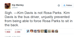 Keep Seeing Tweets And Messages Like This About Kim Davis… First Being A Poc Is