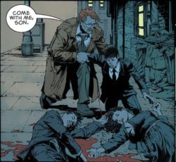 ballisticducks: batwayneman:   One thing I really adore about Tom King’s Batman (This is from I Am Gotham with David Finch) is that he takes the Moore/Miller “Isn’t Batman craaaaaazyyyyyy” approach and then flips it on its head, showing the repetition