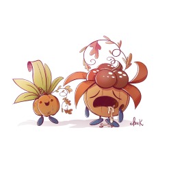 ashks:  I know it’s September, but here are some more pumpkin patch pokemon 🎃 