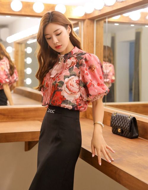 blouse and skirt