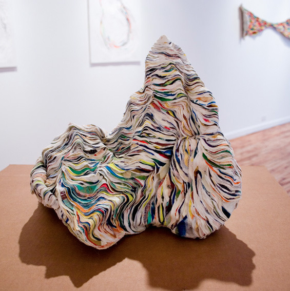 asylum-art:  Andrea Myers: Fabric and Paper Layered Into Spectacular 3D Structures