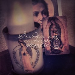 fagomx:   Gracias por cuidarme siempre #Guadalupe #virgencita #gracias 