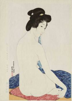 les-sources-du-nil:  Hashiguchi Goyō (橋口五葉, 1880 - 1921) Woman after the Bath (Yokugo no Onna) 1920 