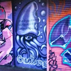 More underwater inspired #art. #squid #cuttlefish #tentacles #hentai #graffiti #streetart #rattlecan #spraypaint #sanfrancisco