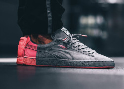 sweetsoles:  Staple x Puma Suede - Grey/Pink