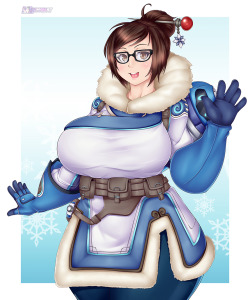mleonheart:  [FANART] Mei from OverwatchI love her she so cute and sexy ヽ( ˃ ヮ˂)ノ 