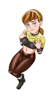kyderdraw:   April O'Neil.More versions @ PIXIV.  Full sizes &amp; Project file available on PATREON. 