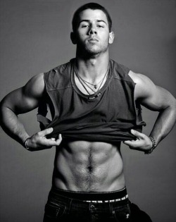 celebgosspb:  The incredibly hot Nick Jonas﻿ has been flaunting his abs for Flaunt Magazine. He sure knows how to make his fans happy!