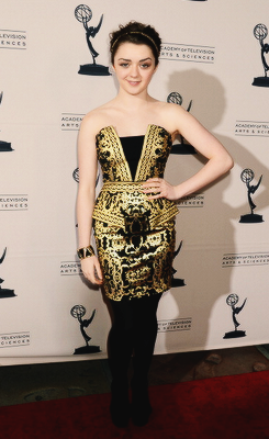 joshutchersonn:                         Maisie Williams at the Academy of Television Arts &amp; Sciences 2013. 
