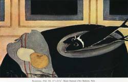 expressionism-art: The Black Fish via Georges BraqueSize: 54x33 cmMedium: oil, canvas