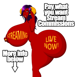 Pay what you want stream commissions!This is just an announcement, I&rsquo;m not streaming nowI will stream on Sunday at 16:00 (GMT)You can now buy stream commissions for the price that you want!All commissions will be sketches, but depending on your