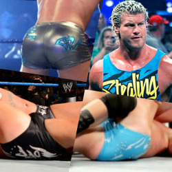 trunks-confetti:  WHO knew Dolph had dat CAKE like THIS?!?! He NEEDS to be in SOME type of Twerk Team or something!  How could you never tell?! His ass is basically exploding out of his wrestling trunks every time he wrestles! :P
