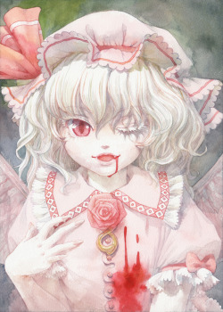 remilia scarlet (touhou) drawn by misawa hiroshi - Danbooru