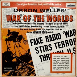 Orson Welles&rsquo; War Of The Worlds Soundtrack L.P. (Evolution, 1969). From Anarchy Records in Nottingham.