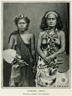 Polynesian woman, from Women of All Nations: A Record of Their Characteristics, Habits, Manners, Customs, and Influence, 1908. Via Internet Archive.
