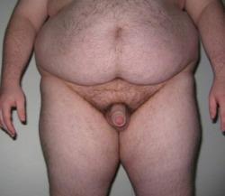 bigmensmallpenis:  Absolute perfection in a big, broad, hairy, chubby form…   i looove broad, hairy chubs like this