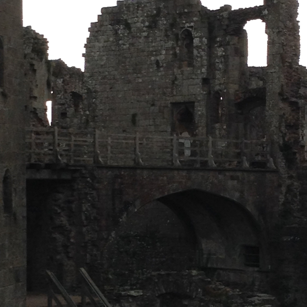 defiantsubmissive:  terrartsplatter:Raglan Castle, South East Wales Tonight, I’m