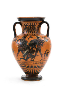 ganymedesrocks:  Attic Black-figured Amphora - 530-500BCBertolami Fine Arts LimitedLondon, U-K