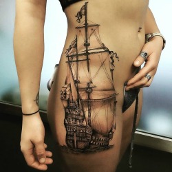 bacchus6553: Nice ship tattoo 