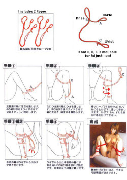 ukbdsm: More rope bondage how-to #BDSM Amateur Bondage : Ball Gag : Femdom : Humiliation : Amateur-BDSM.org 