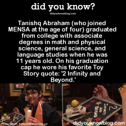 did-you-kno:  He said it “wasn’t much of a big thing for me,” and added, “I want to become a doctor, but I also want to become a medical researcher, and also the president of the United States.”Source