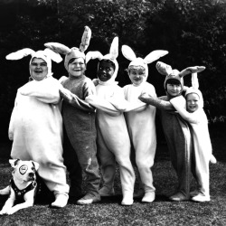 maudelynn:  The Little Rascals get in the Easter spirit 