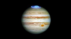 astronomyblog:  Just like on Earth, other planets in the solar system also have auroras. Jupiter’s auroras are the strongest in the solar system. These images were captured by the Juno, Galileo and Hubble probes.Imagens: NASA, ESA, Juno, Galileo, Hubble