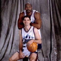 1 of the best forwards to ever do it and 1 of the best guards to ever do it