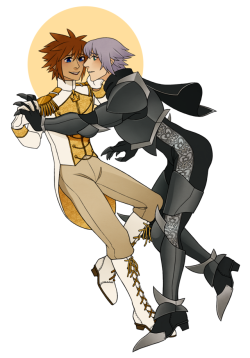 venicelatteart:Soriku commission for @yumbles, as a prince and his knight!! I LOVE them, and am so blessed, wow…Thank you so much!!My commission info can be found here, Kingdom Hearts (and Fire Emblem) characters are 10% off!