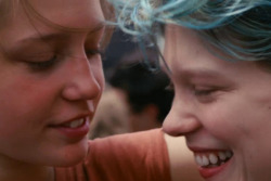 euo:  “I am happy. I’m happy with you, like this. It’s my way of being happy.” Blue is the Warmest Color (2013) dir. Abdellatif Kechiche 
