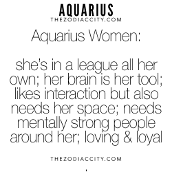 zodiaccity:  Zodiac Aquarius Women. For more