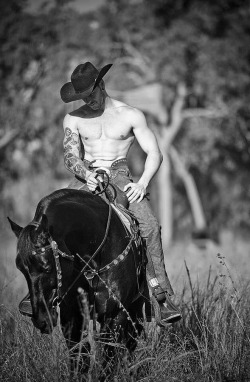 Inked cowboy.