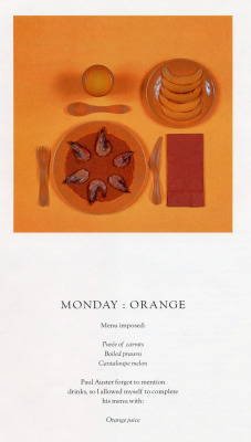 feeb:  Sophie Calle, The Chromatic Diet